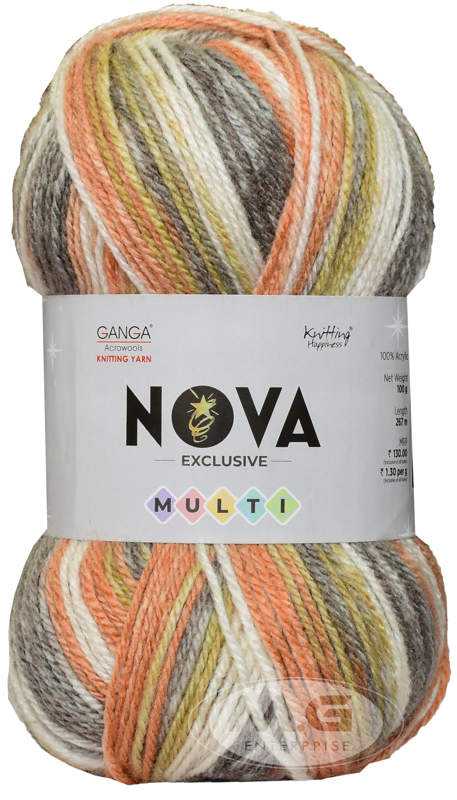 GANGA Knitting Yarn Wool Nova Mustard Grey 400 GMS Best Used with Knitting Needles, Crochet Needles Wool Yarn for Knitting. -GD Art-BJGA (B0D17ZJCDT) Amazon Price History, Amazon Price Tracker