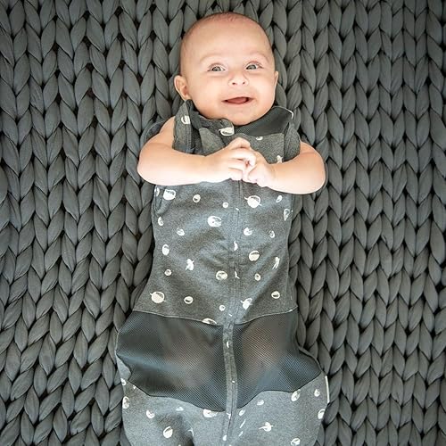 Miniatura 79 de Happiest Baby Sleepea 5-Second Swaddle - 100% Organic Cotton Baby Swaddle Blanket - Doctor Designed Promotes Healthy Hip Development