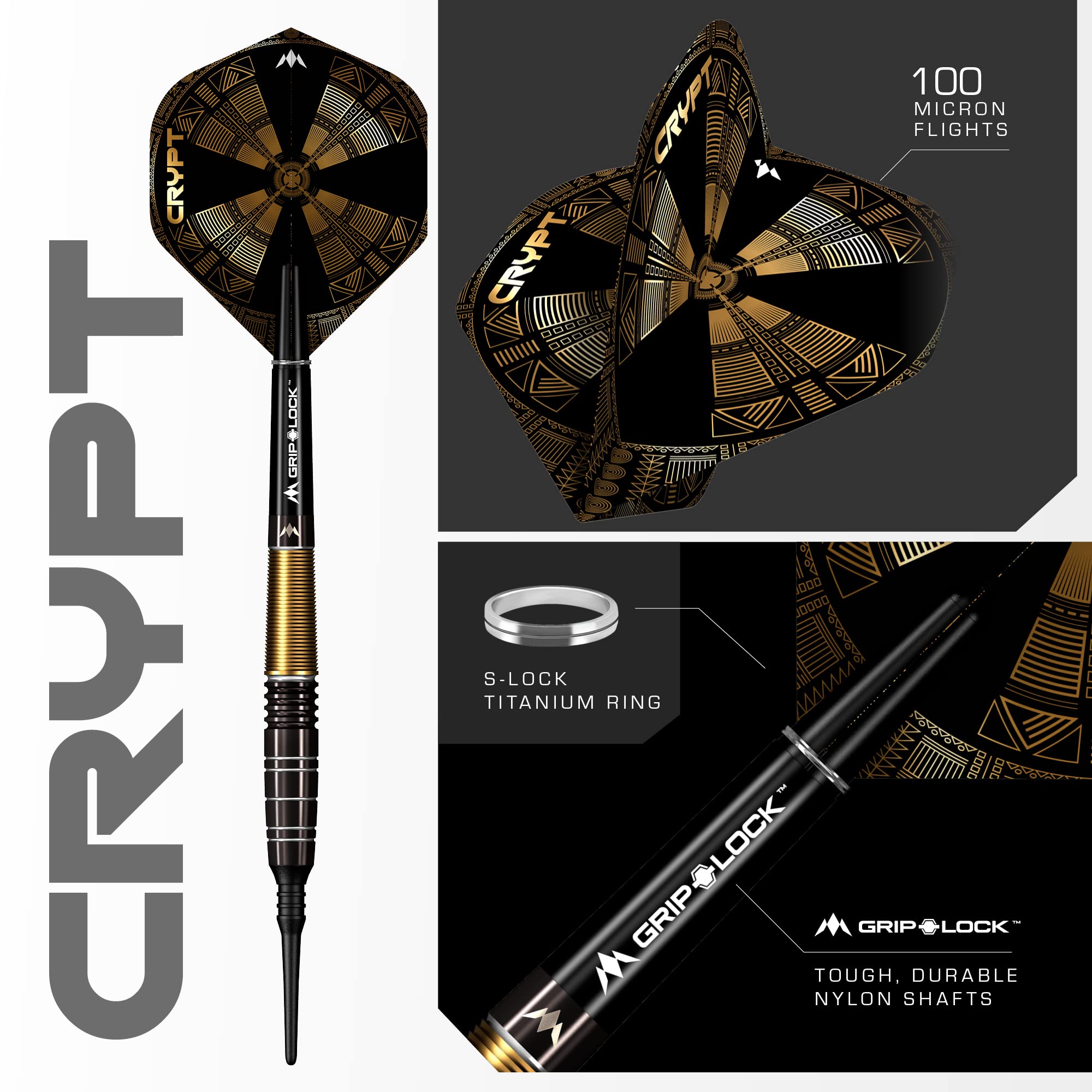TARGET Cult-Set di Freccette con Punta in Acciaio al 90% tungsteno, Unisex, Nero, Verde e Oro, 26 g