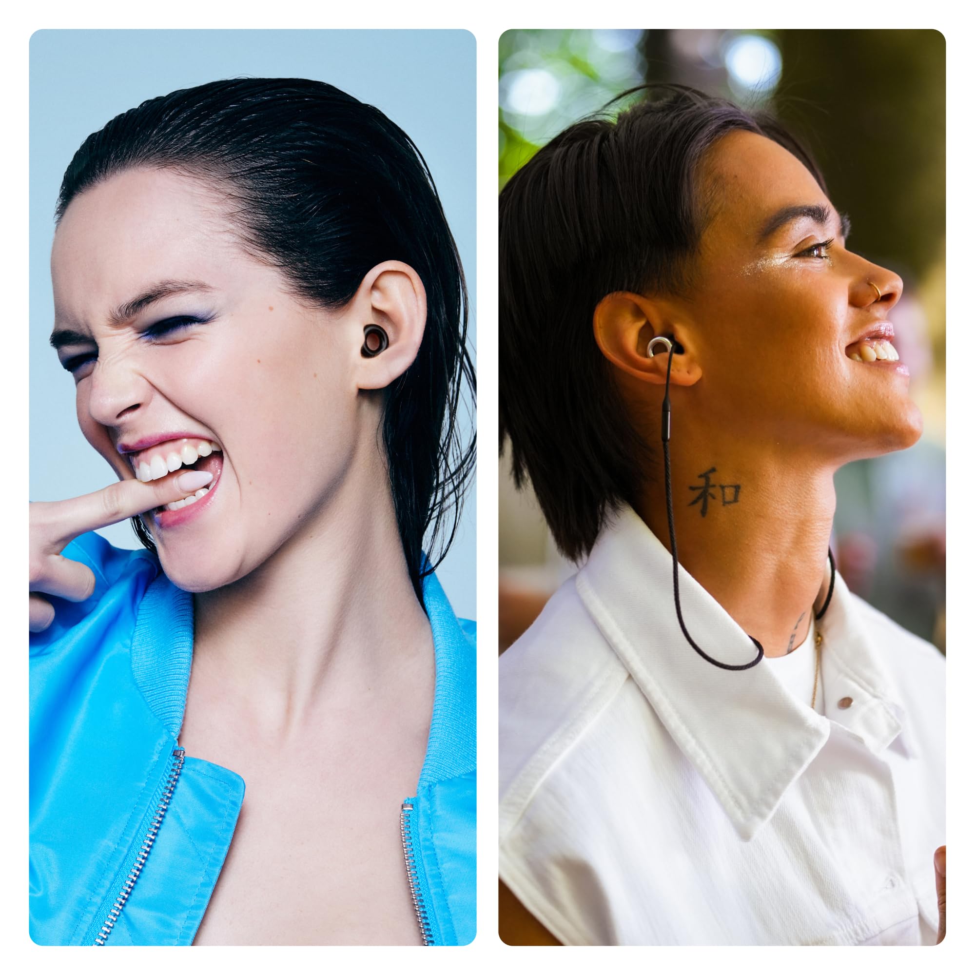 Loop Earplugs, coffret Experience Link – Experience 2 + Link | Bouchons d’oreille réutilisables pour la sensibilité au bruit, les concerts, spectacles, festivals, la conduite à mot