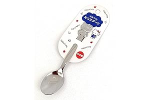 Sanrio Hello Kitty Mini Spoon, 5.2 inches Long, Stainless Steel Flatware Kitchen Made in Japan