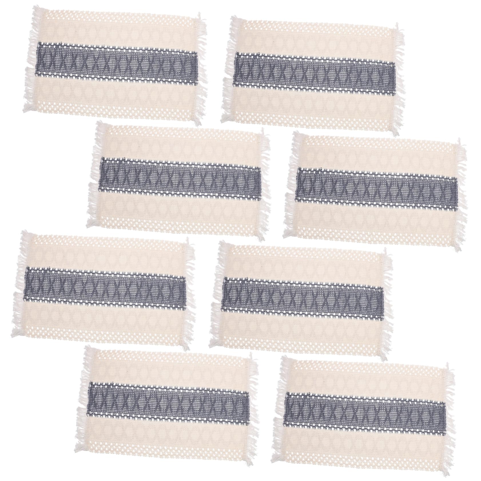 Table Tissés Pompons Anti-brûlure Zerodeko : Évitez les Traces de Chaleur