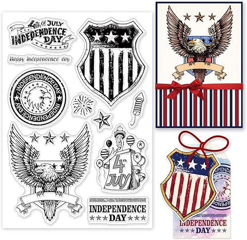 Vista 68 de INFUNLY Sellos transparentes de dinosaurio, sellos de silicona transparente con animales para álbumes de recortes de bricolaje