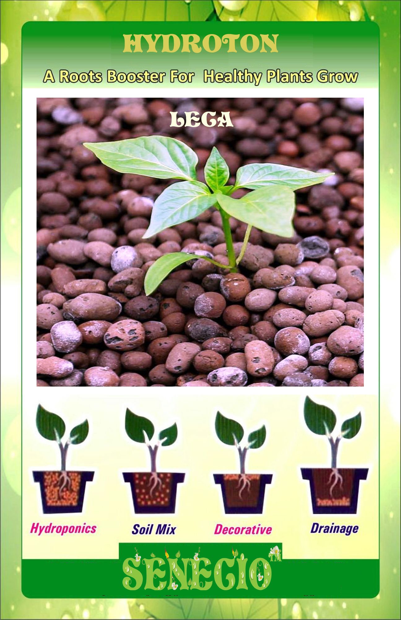 SENECIO� 400gm Strong Hydro Stone Clay Balls for Plants Hydrotons, Lightweight EXPANDED Clay Aggregate for hydroponic, Aeroponics, and Aquaponics, Aquaculture Plant Light Garden. (B072HKGHC6) Amazon Price History, Amazon Price Tracker