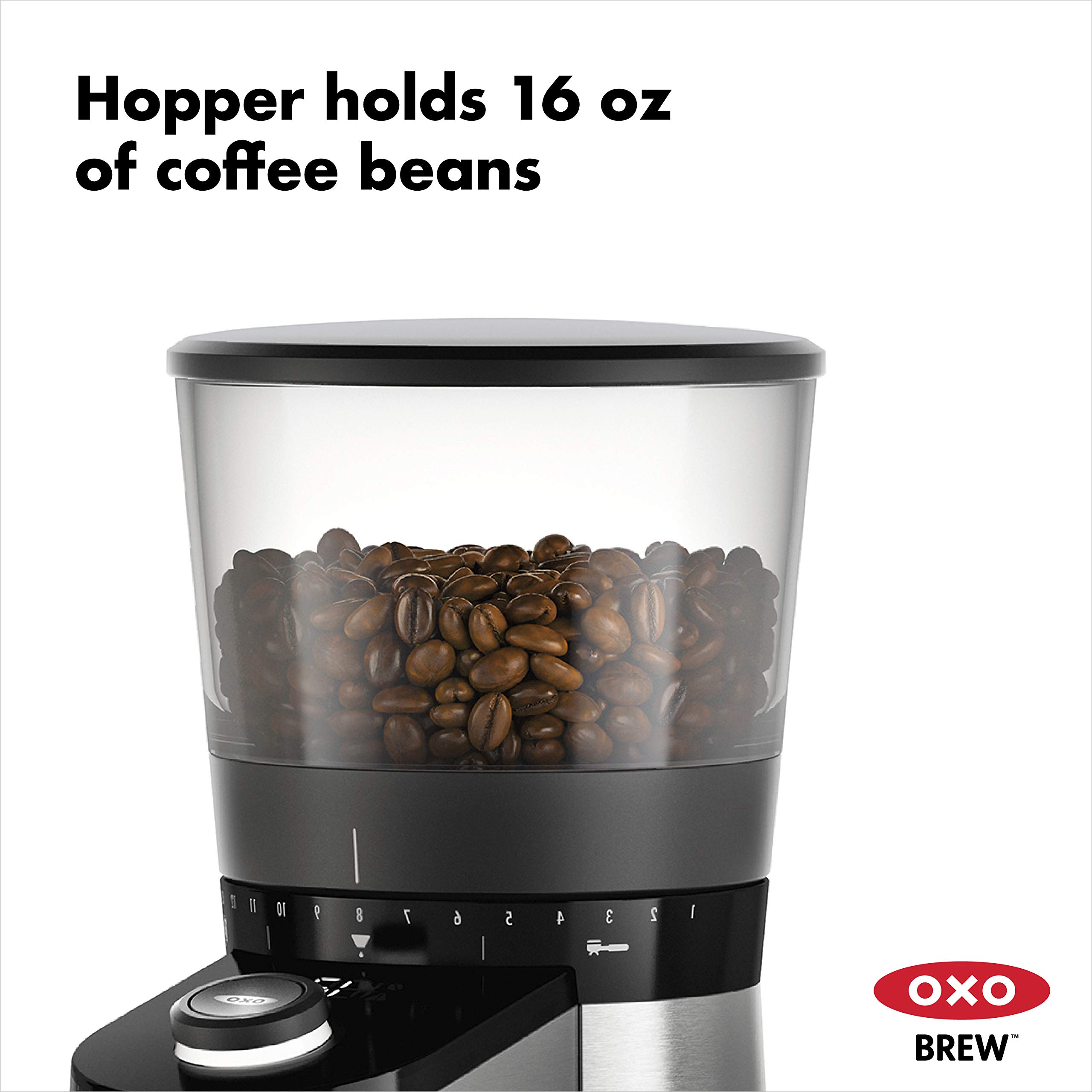 OXO Brew Conical Burr Coffee Grinder with Scale - Amazon.com