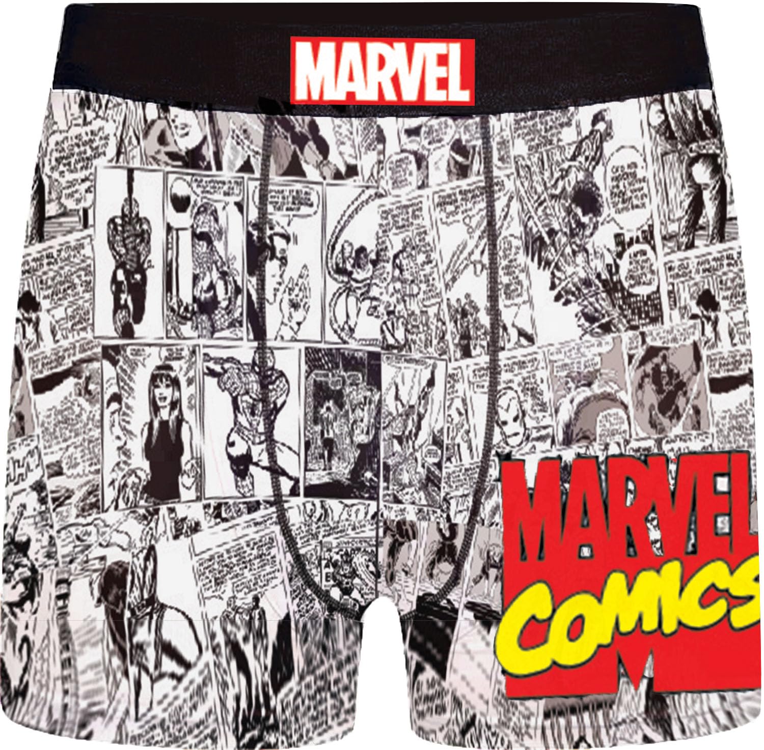 Marvel Mens Boxers (UK, Alpha, S, Regular, Regular, Multi)