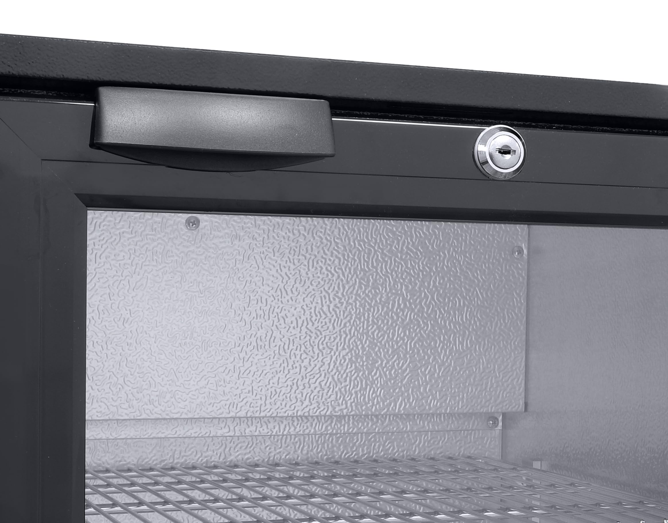 METRO Professional Arrière bar 3 portes GBC3003 aluminium/verre 135x53x86,5 cm 308 L froid ventilé 160 W noir