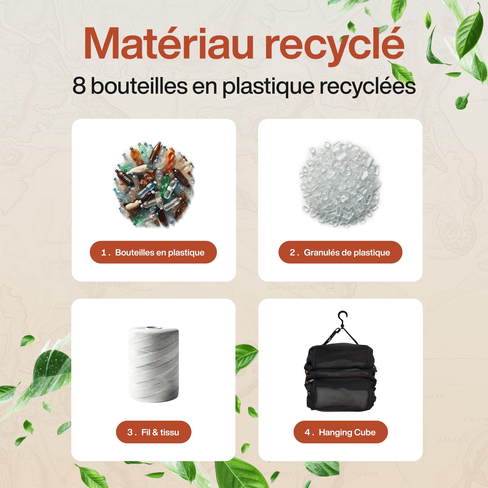 TRAVEL DUDE Compartimenteur de valise à susprendre, avec compression, en plastique recyclées | Cube d'emballage suspensible pour sac à dos | Sacs d'emballage portatifs pour sacs de voyage | Noir