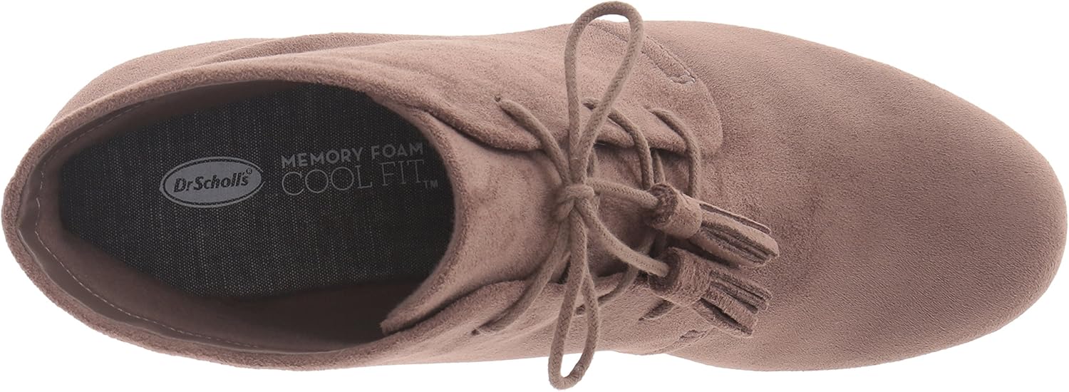 Dr. Scholl's Shoes Shoes Women's Dakota Boot 8.5 Stucco Microfiber Suede