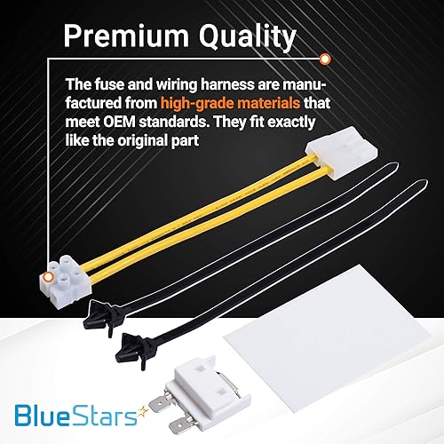 Miniatura 4 de BlueStars 8193762 - Juego de fusibles para lavavajillas Kenmore Whirlpool KitchenAid, sustituye a 8269213 AP3178588 PS774514 ER8193762 959376, con