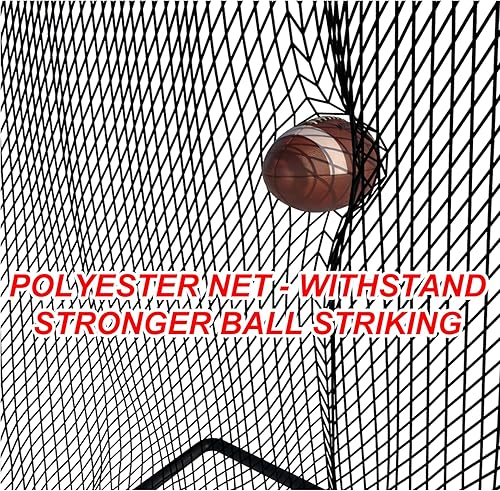 Miniatura 5 de Red de fútbol para patadas, red de fútbol, red de lanzamiento de fútbol, red de práctica de patadas de fútbol de 4 x 7 pies, red de entrenamiento de
