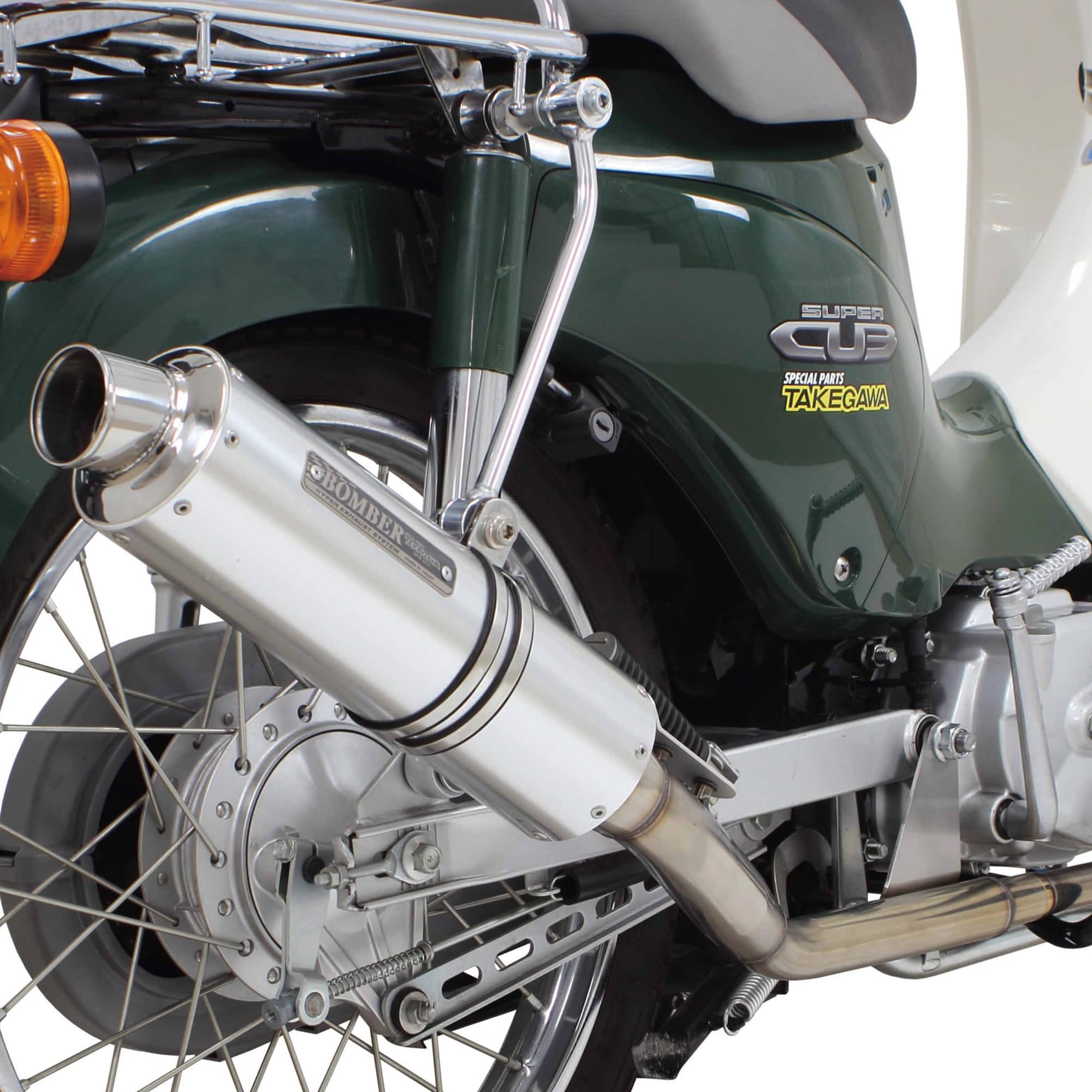 スーパーカブ110 JA07 TAKEGAWA BOMBERマフラー Amazon.co.jp: スペシャルパーツ武川(TAKEGAWA) ボンバーマフラー(政府