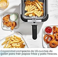 Vista 3 de Chefman Fry Guy, La cesta para freír más compacta y conveniente para preparar comida reconfortante al estilo restaurante con una capacidad de 1.6