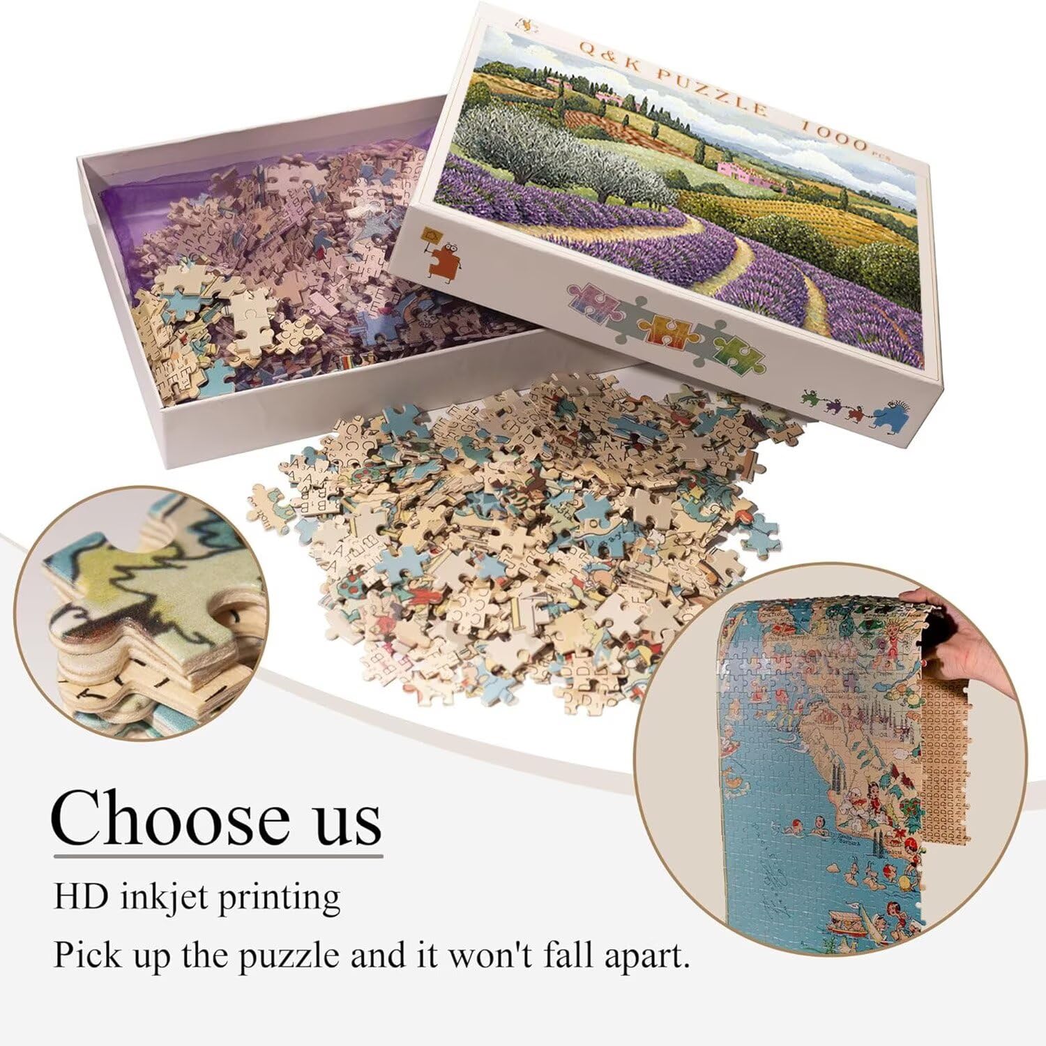Casa Vista - Puzzle 1000 Pezzi per Adulti - Puzzle fai da te, Intrattenimento Creativo, Arte Moderna, Puzzle Classico per Adulti e Ragazzi dai 12 anni, Idea Regalo Uomo e Donna 75x50cm a-820