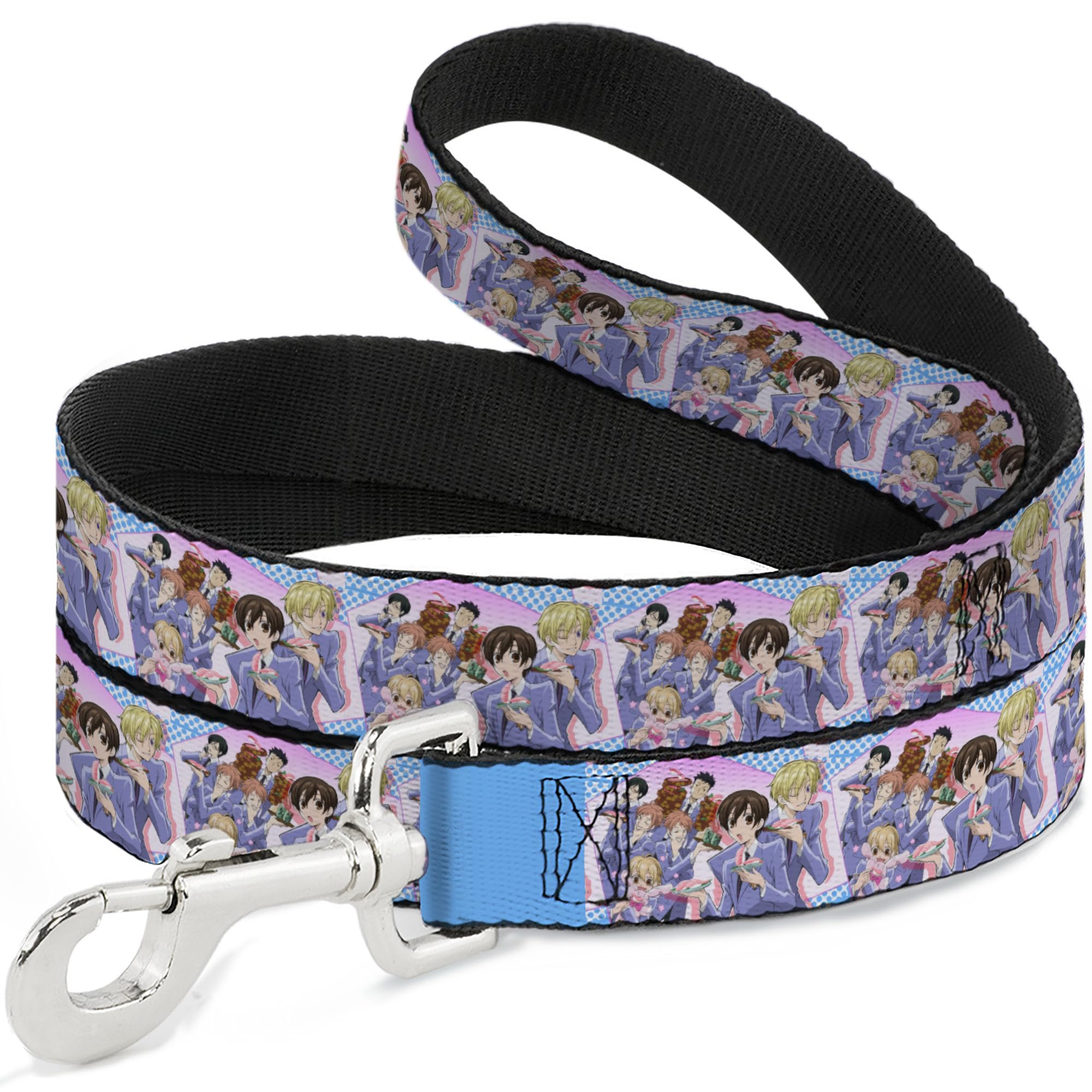 Laisse pour animal Crunchyroll Ouran Host Club motif sushi rose bleu 1,2m