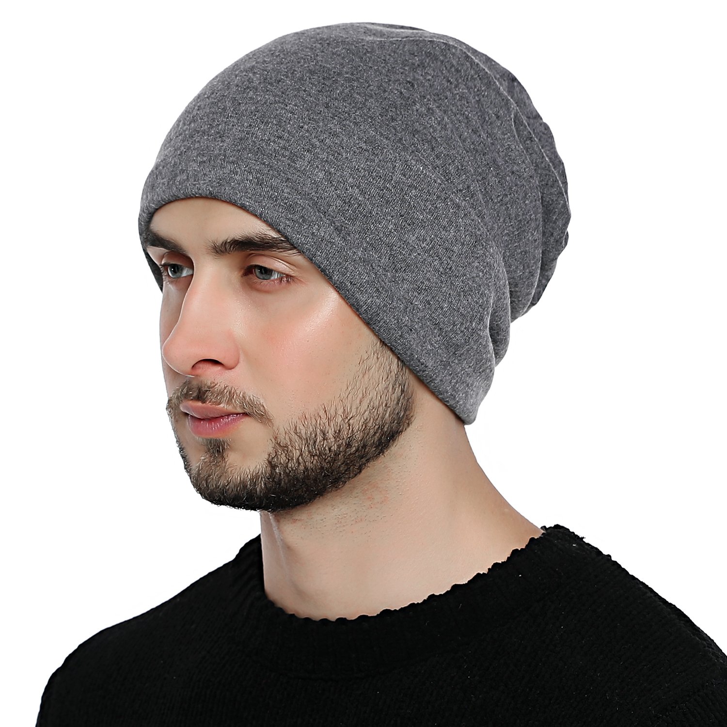 DonDon Atmungsaktive Mütze Beanie mit soften Innenfutter Feinstrick