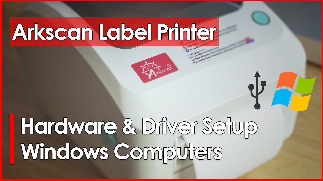 Computer Setup With Label Watch Setup - Print Shipping Label from Windows via USB connection on ...