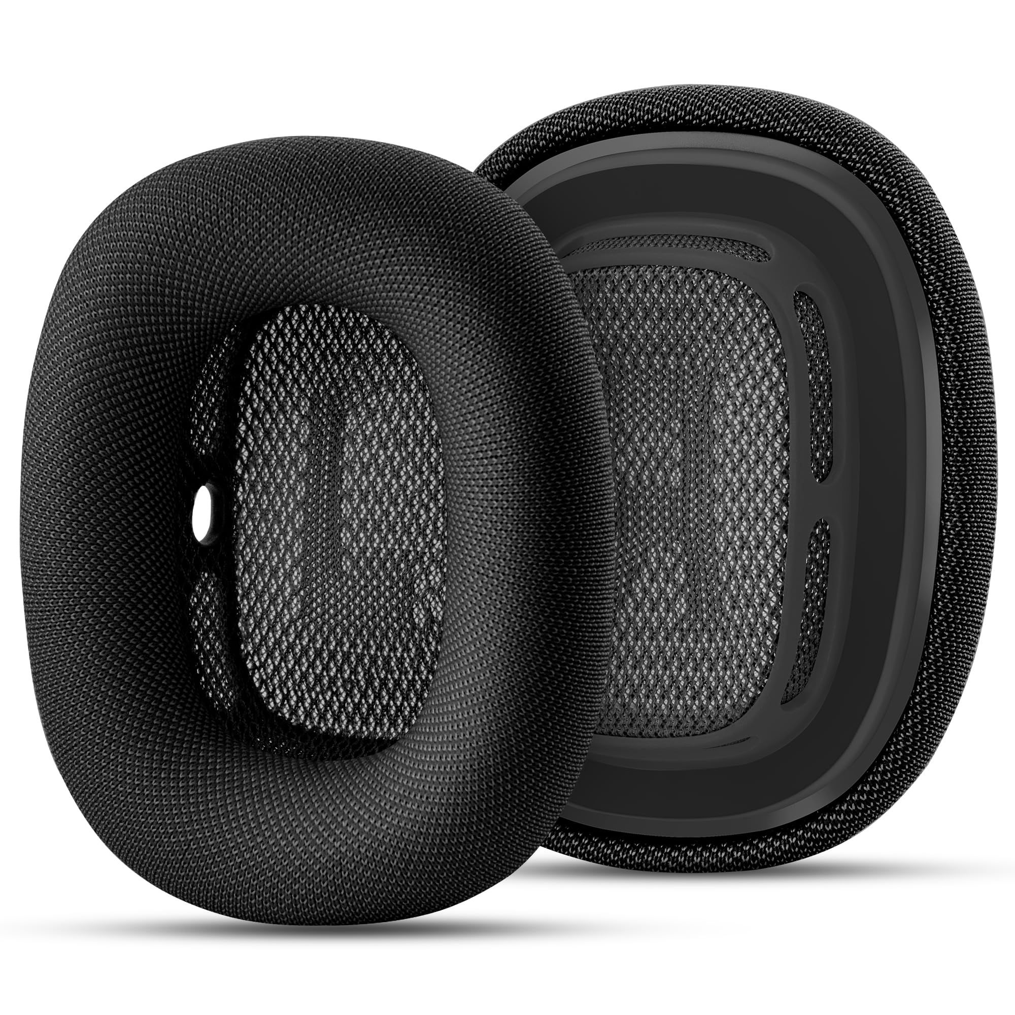 Replacement Ear Cushions for Apple AirPods Max 1&amp;2 Upgraded Memory Foam Pads with Durable Fabric,Sound Insulation and Noise Reduction,Strong Magnetic Fit,Sweat-Resistant,Breathable Comfor(Space Gray)