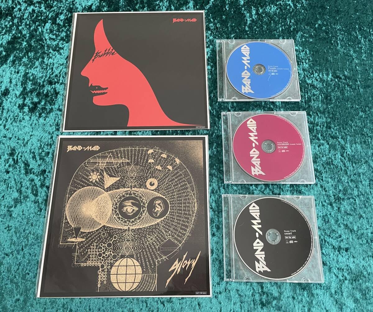 5枚セット！ BAND-MAID glory / Bubble 購入特典CD付き Amazon.co.jp: glory: ミュージック