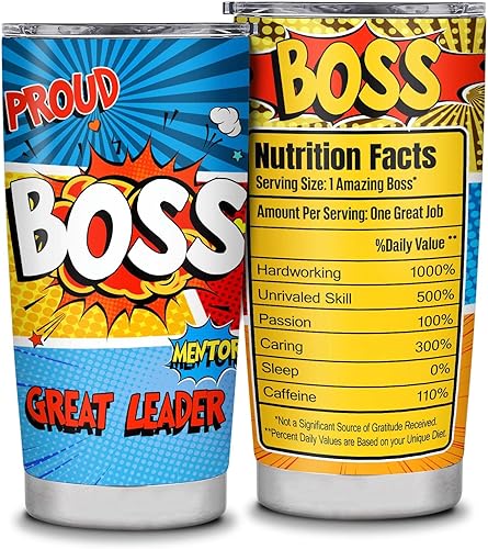 El mejor regalo para jefes para hombres y mujeres, regalos del día del jefe para hombres y mujeres, regalo de despedida para jefe, regalos únicos y