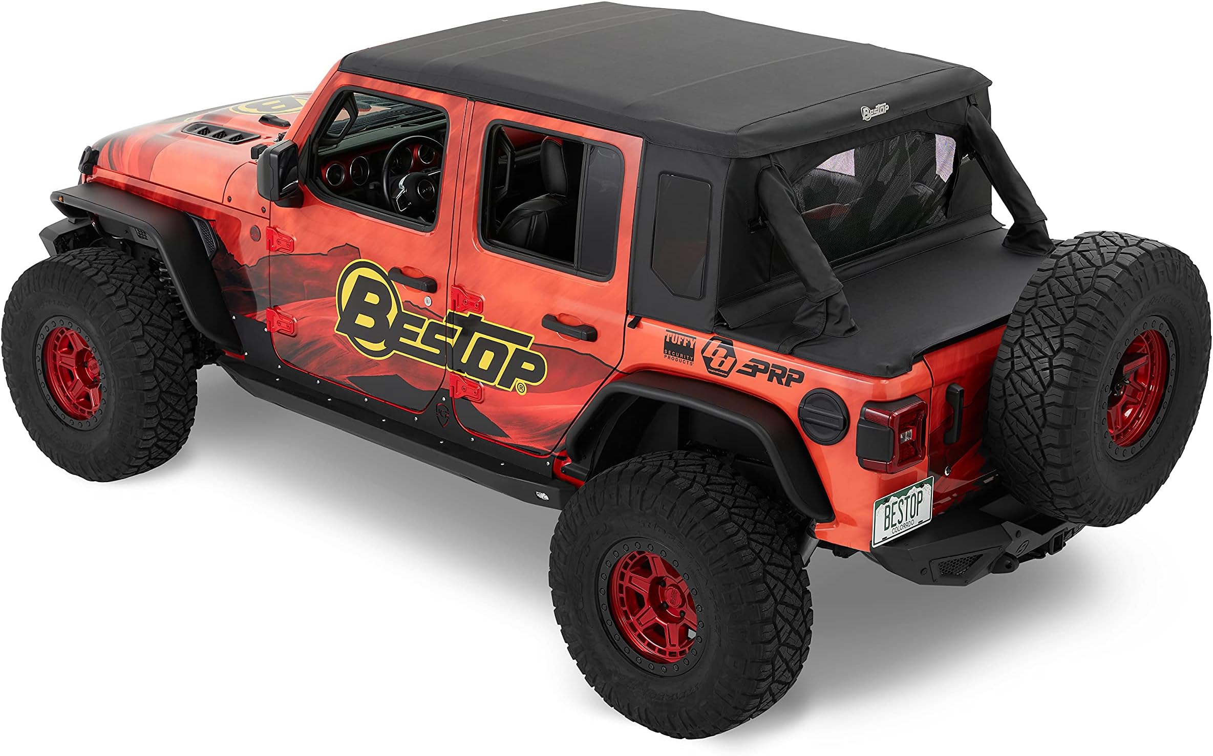 BestopHalftop Kit - '18-21 Wrangler JL 4-Door (Black Diamond)