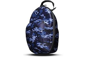 Camo Pattern Baseball Cap Carrier Hat Box Travel Case with Shoulder Strap