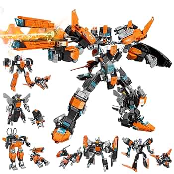 Amazon.co.jp: QwlJYfv ロボット変身ビルディングセット 大人用