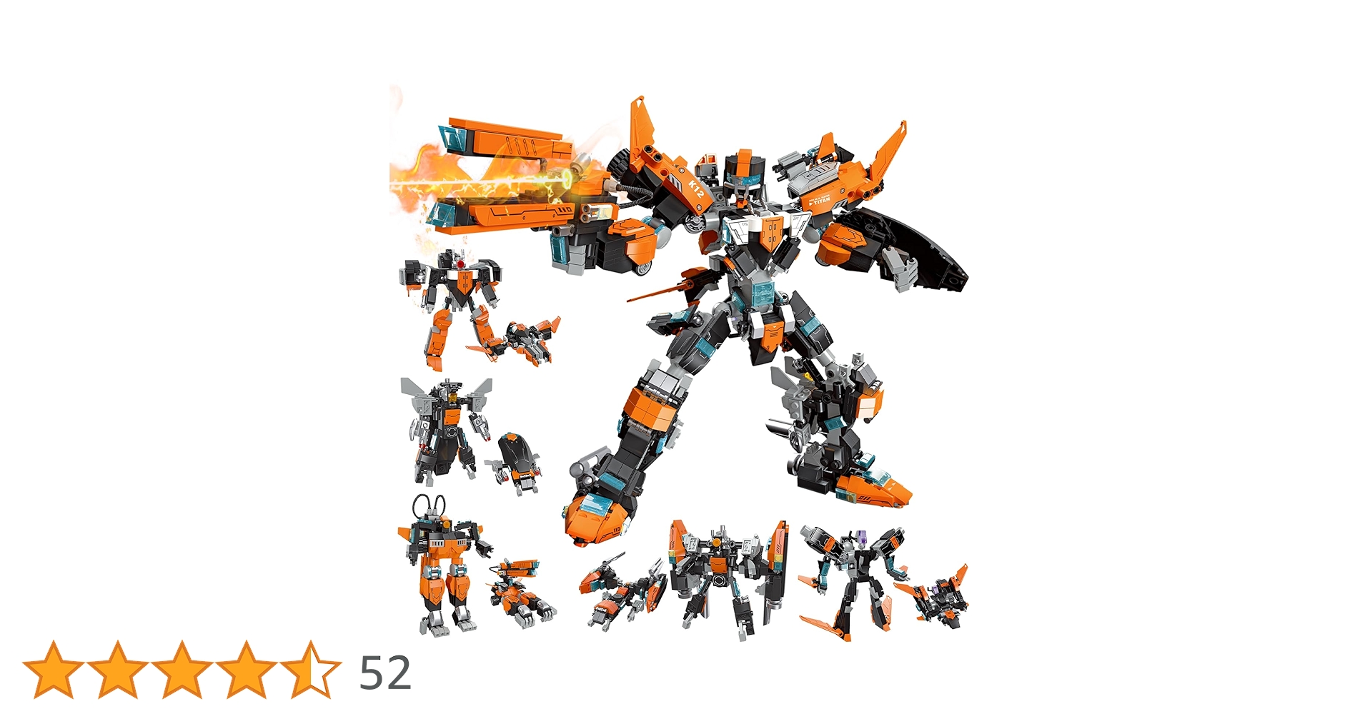 もー ロープロ版 roBa 組立済み完成品 Amazon.co.jp: QwlJYfv 変身メカロボット組み立てセット 大人用