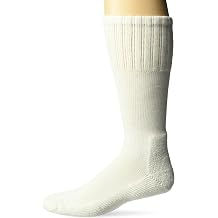Moderate Cushion Mid-Calf Western Boot Socks | TWW White / M