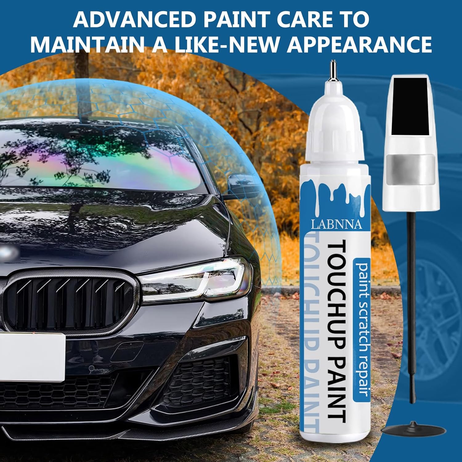 Pearl White(PPSW) Touch Up Paint for Tesla-Exact Match 2 in 1 touchup Paint Pen for Chips and Nicks Repair Car Paint Scratch Repair Kit - Image 4