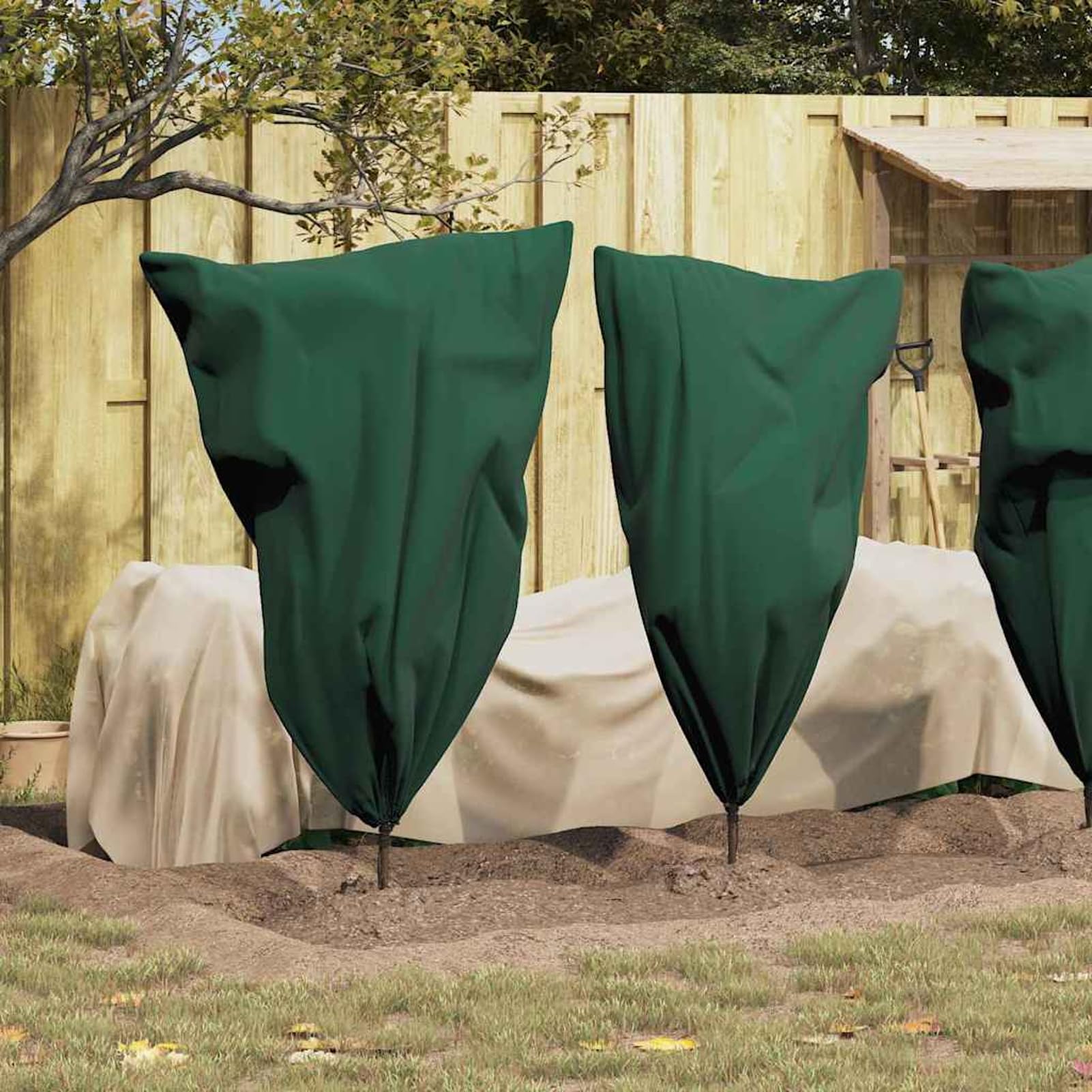 Geecher Copertura in Fleece per Piante, Protezione Antigelo, 0,8 x 1,2 m, Tessuto Non Tessuto, Coperture per Giardino e Terrazza
