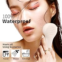 Vista 3 de NågraCoola CLIE 2.0 Cepillo Exfoliante Facial de Silicona, Cepillo de Limpieza Facial, Recargable, Resistente al Agua, Cepillo Exfoliante Facial