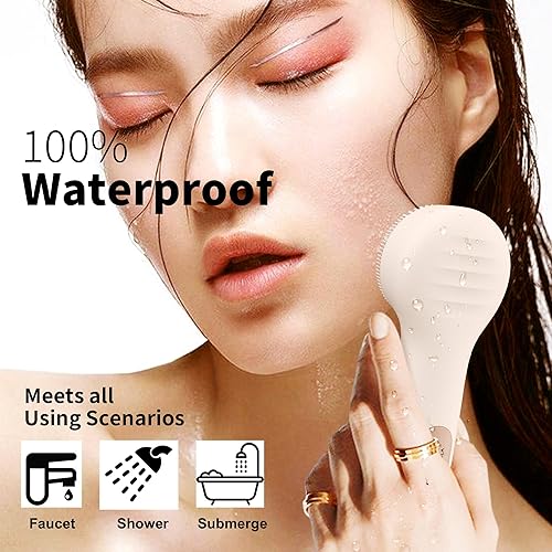 Miniatura 3 de NågraCoola CLIE 2.0 - Limpiador facial de silicona, cepillo de limpieza facial, recargable, resistente al agua, para limpieza profunda, exfoliación,