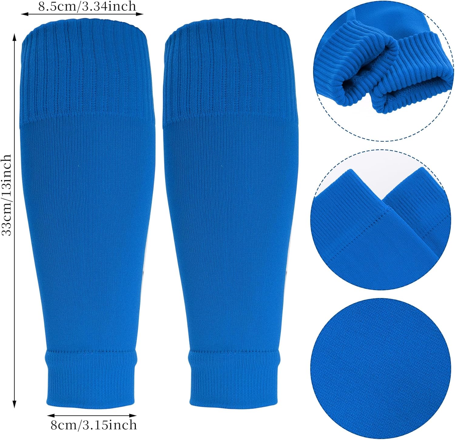 Dxhycc 3 Pairs Kid Soccer Socks Soccer Leg Sleeves Socks Athletic Socks for Youth Boys Girls Football Baseball Softball Rugby - Image 4