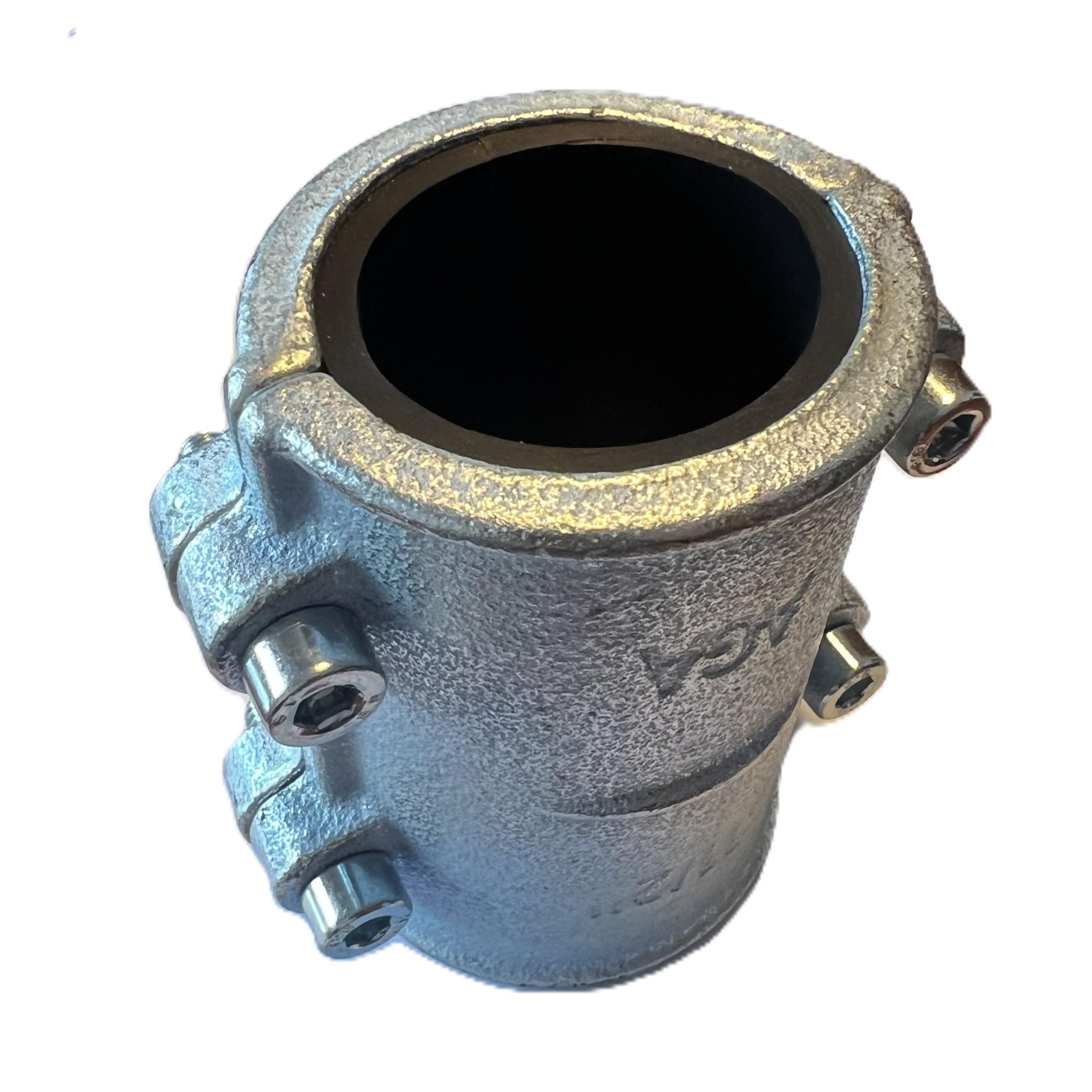 Dichtschelle Rohrreparaturschelle 3/4” DN20 26,5 – 27,3 mm Temperguss Reparaturklemme für Kunststoff- und Metallrohre Klemmverbinder IG mit EPDM Gummidichtung