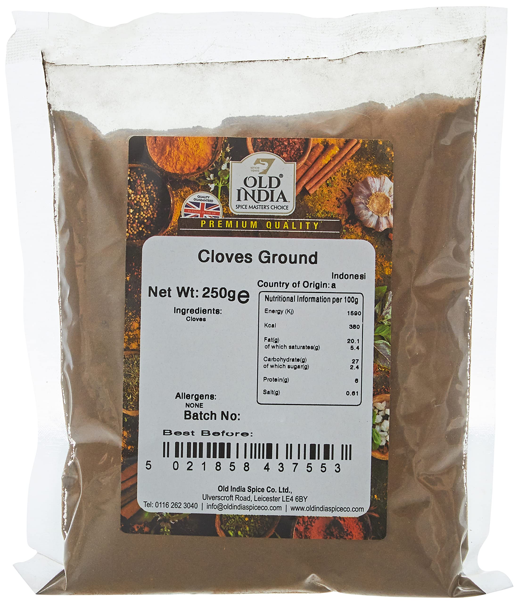Old India Cloves Ground 250g