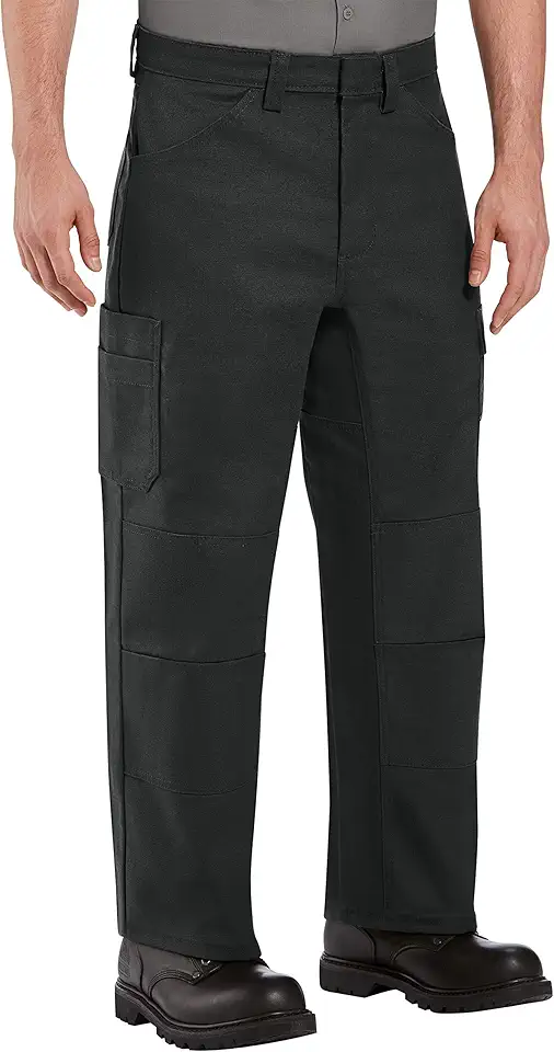 Red Kap Men's Double Knee No-Scratch Shop Pants