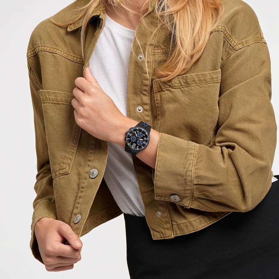 Amazon.com: Swatch Chrono 42 Unisex Watch Dress Stainless Steel