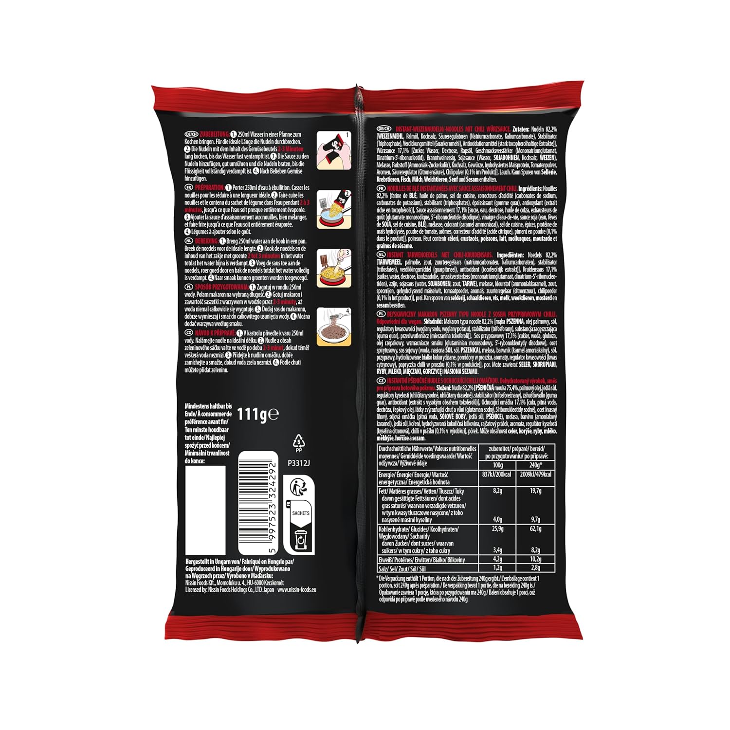 Nissin Soba Bag Chili: Schnelle Wok-Nudeln im Test!