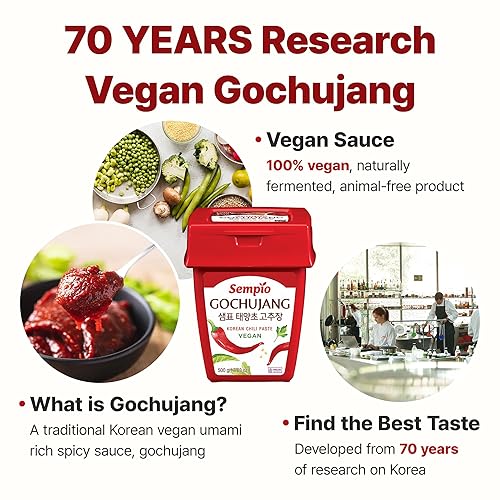 Miniatura 9 de Sempio Gochujang Pasta de Chile Coreana (Vegan), 500 g
