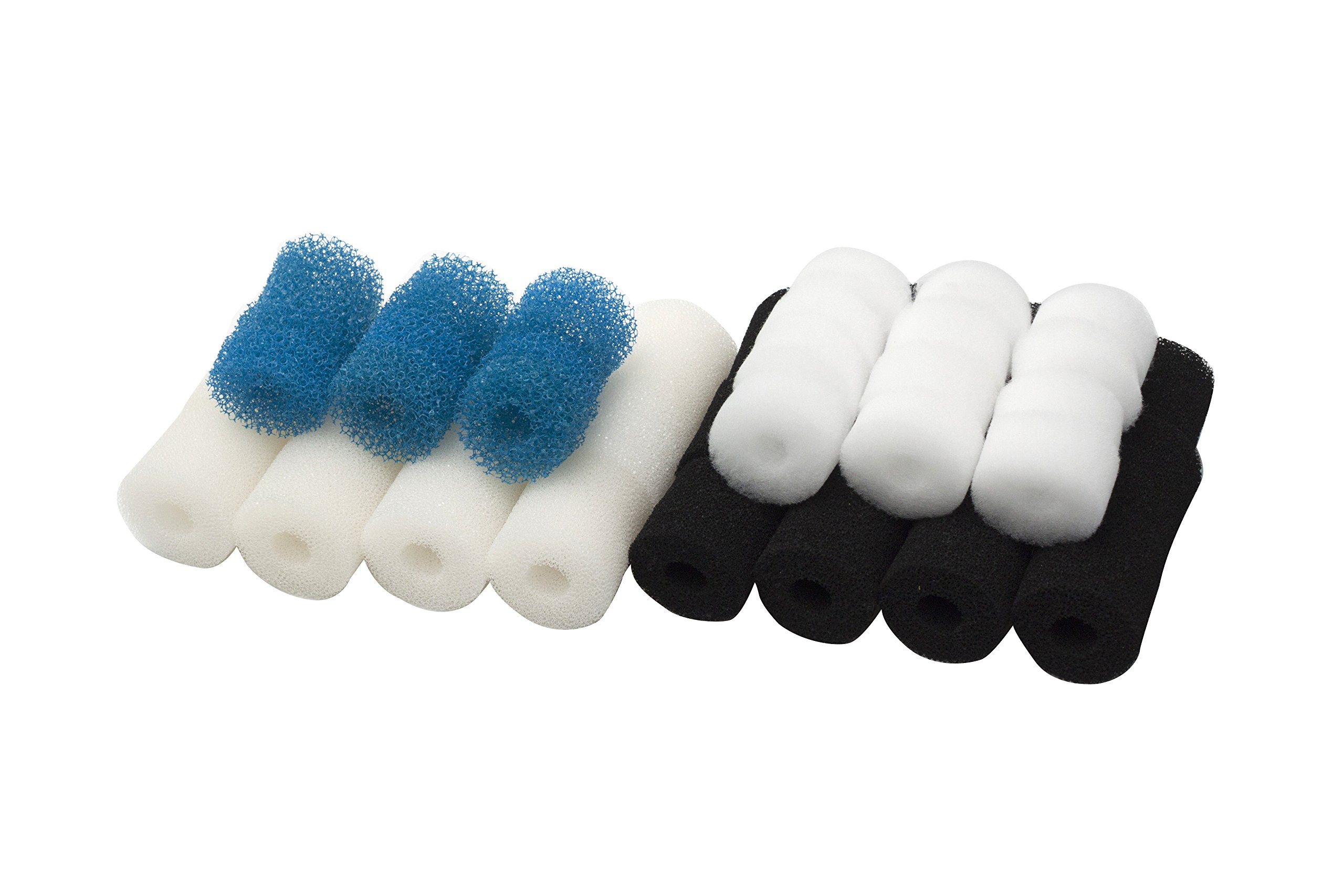 Juego de 48 almohadillas de filtro de carbono grueso de espuma para cartuchos Eheim Aquaball 2208 2210 2212/60 130 180