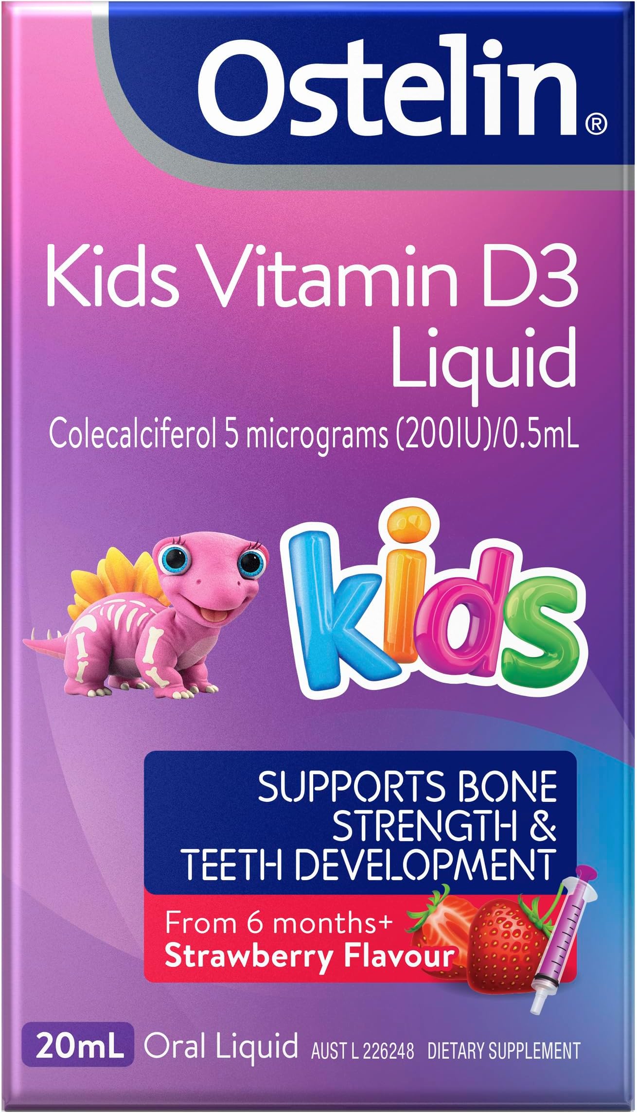 Kids Vitamin D Liquid 20ml