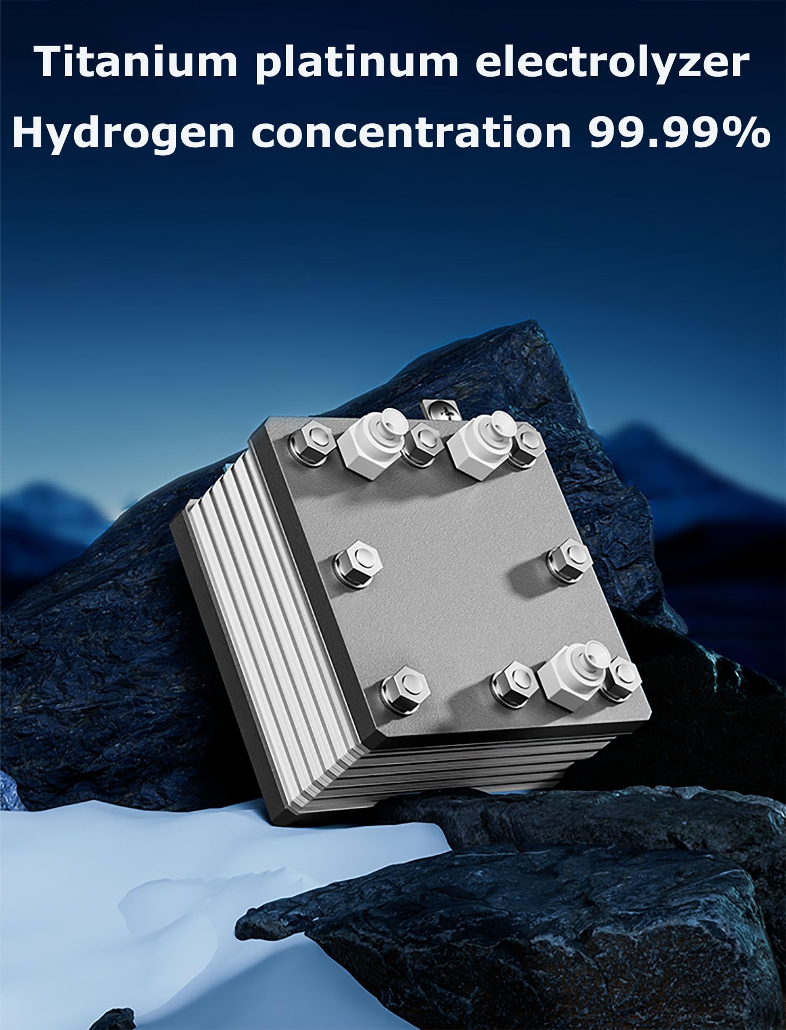 Urządzenie Do Inhalacji Wodoru Z Trzema Wyjściami I Rozdzieleniem Ho, Inhalator H2 Wydajności 3000 Ml/Min, Jonizator Wody Spe Pem White