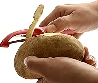 Vista 6 de NORPRO Grip-Ez Peeler Rojo, 1 EA (110R)