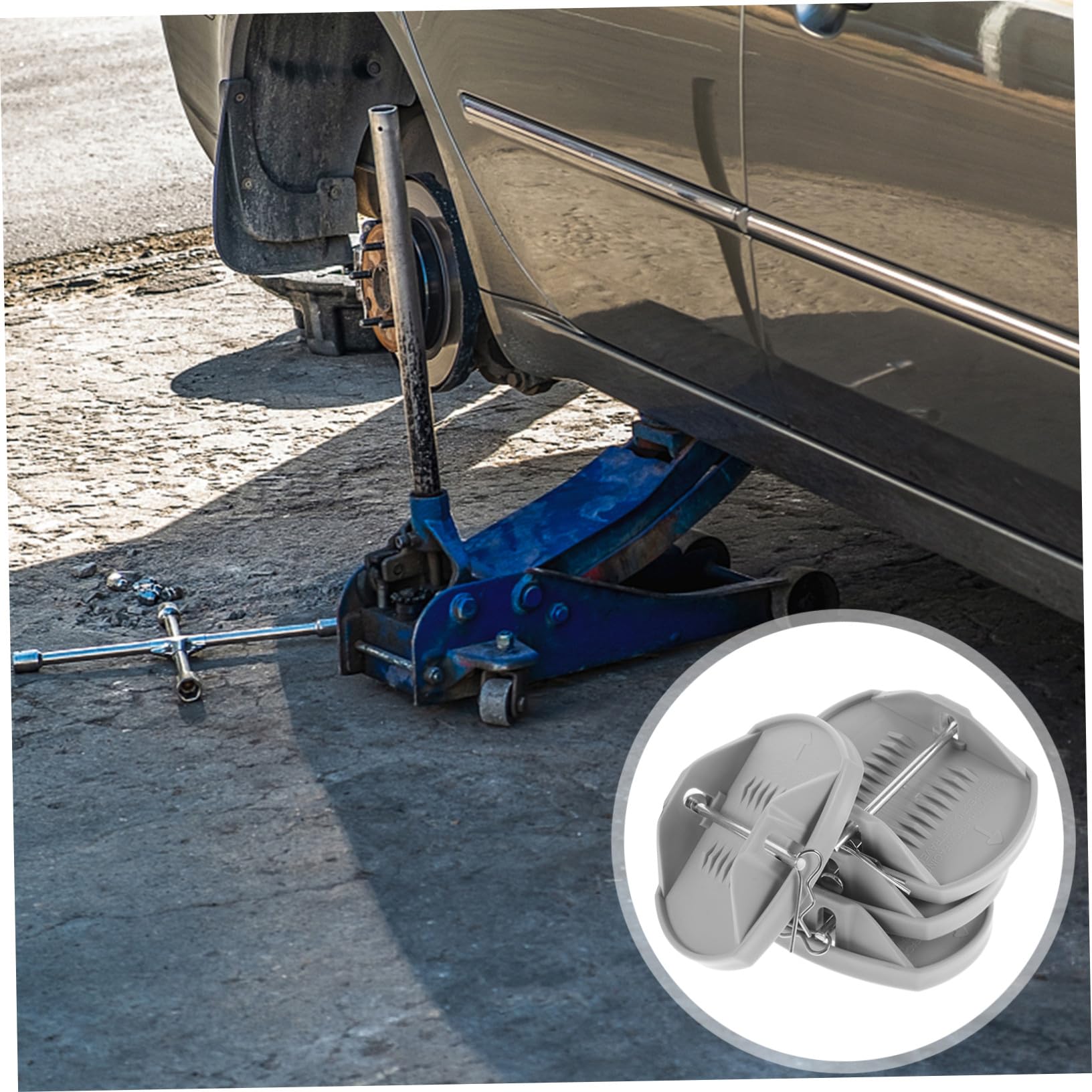 4 Stück Pp Stützplatten für Wohnmobil Schraubheber und Rvs