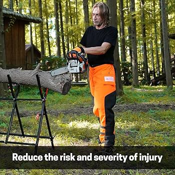 Amazon.com: ZELARMAN Chainsaw Chaps 8-layer Protective Apron