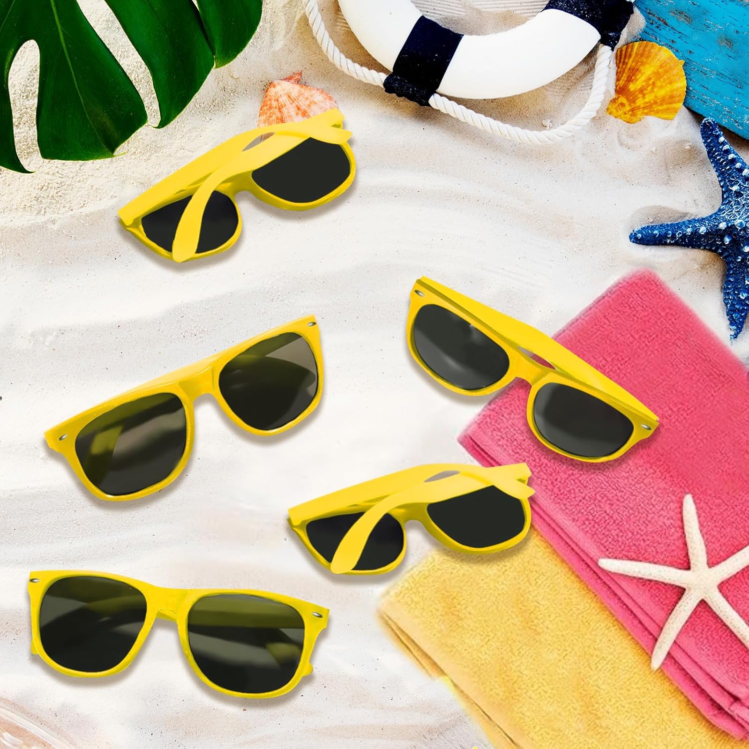 Colorful Party Sunglasses Bulk 20 Packs for Wedding Beach Summer Pool Party Supplies Goodie Bags Stuffers - Image 4