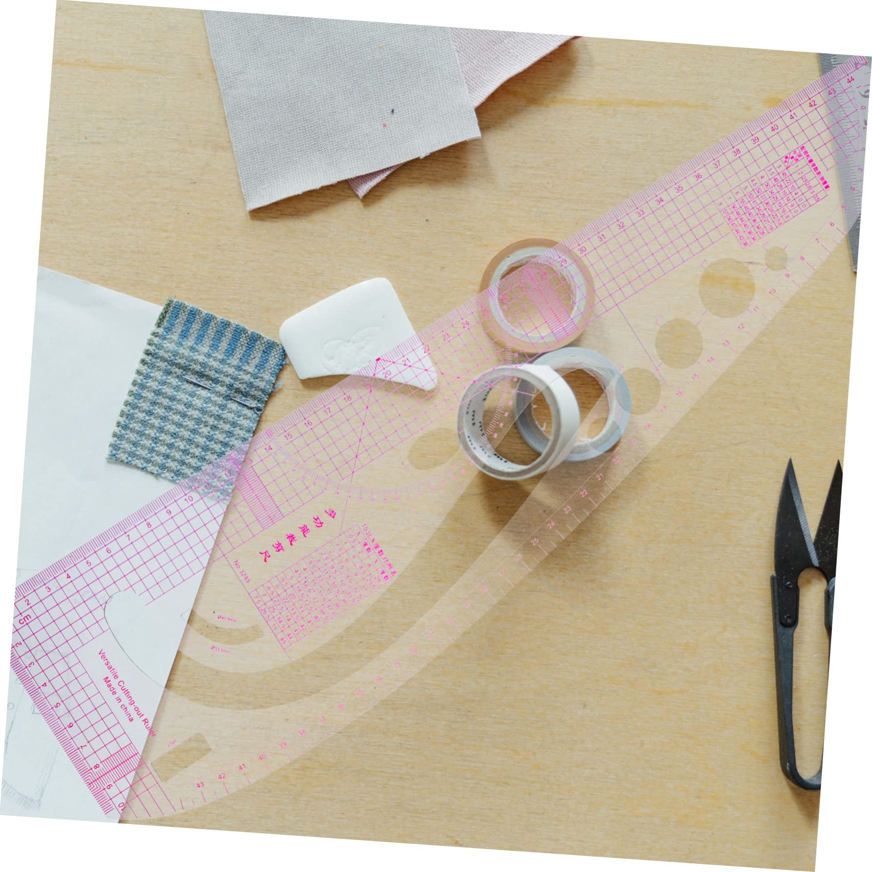 Reglas de Costura para Confección con Regla Francesa Curva para Modistería y Diseño Textil Herramienta Precisa para Dibujo y Corte Manual