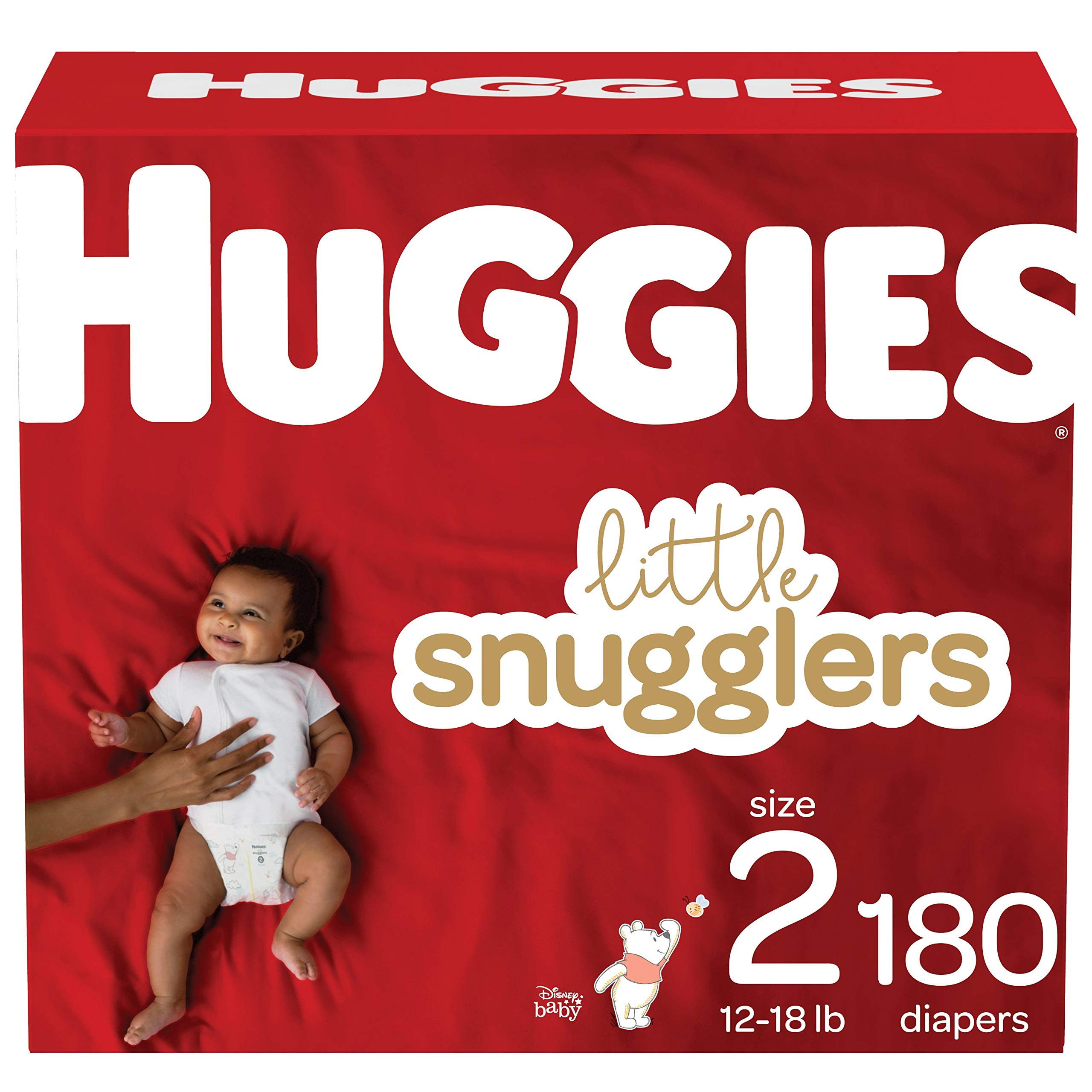 Baby Diapers Size 2 180 Ct Huggies Little Snugglers Size 2 180 Coun | amzdealz