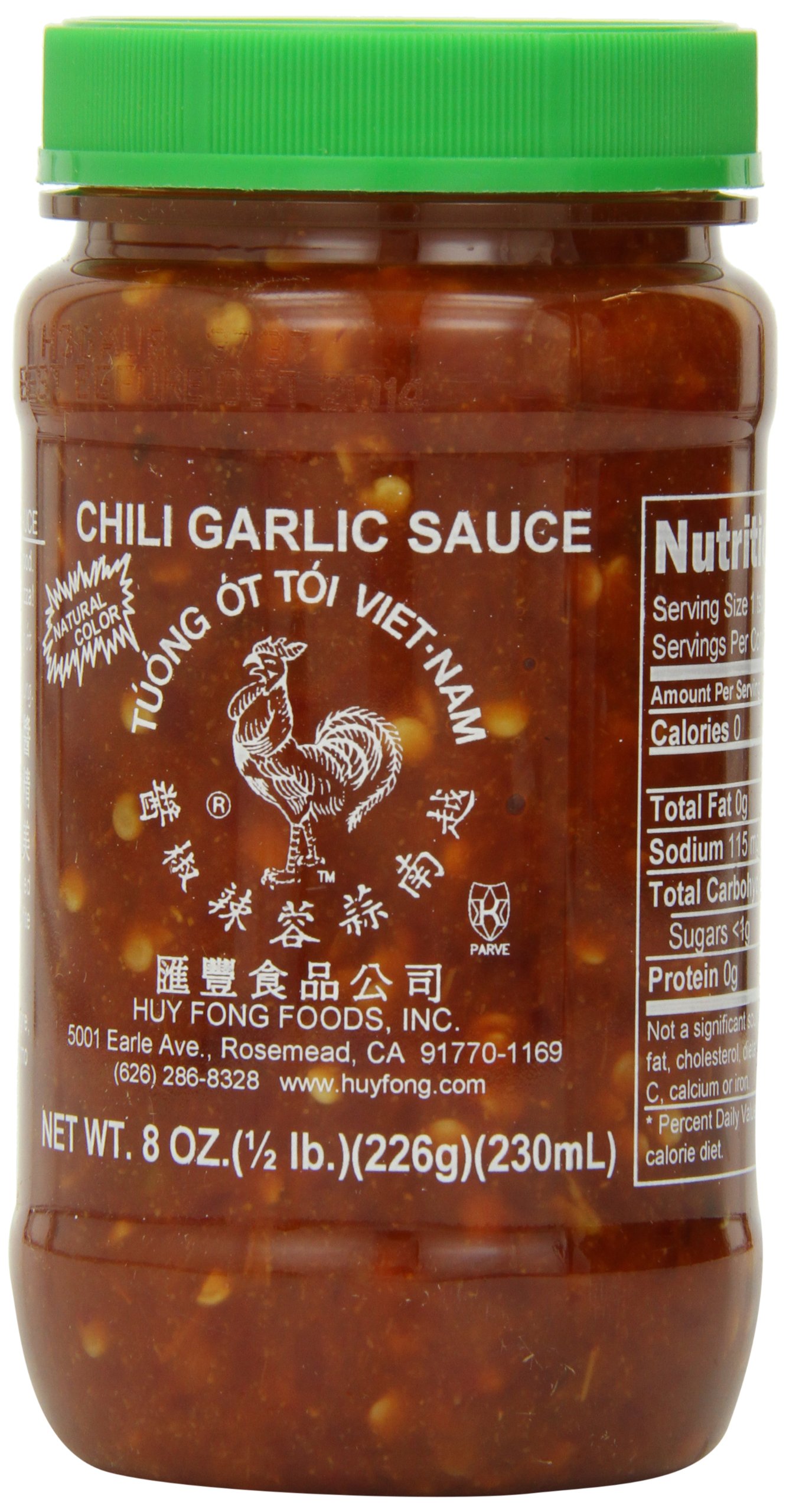 Huy Fong Chili Garlic Sauce, 8Ounce Jars